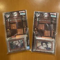 一番くじ　鬼滅の刃　姉の仇　E賞　アクリッツキーホルダー　胡蝶しのぶ＋童磨