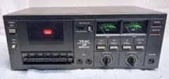 TEAC ティアックF-200カセットデッキ 昭和レトロ 中古動作確認済み現状品 昭和レトロ TEAC f-200 ステレオカセットデッキ 通電確認済ジャンク品