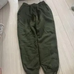 フリースボア裏地付き長ズボン 140サイズ オリーブグリーン