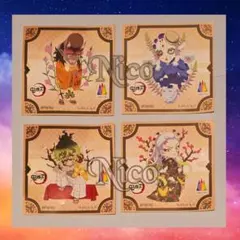 鬼滅の刃 半天狗 玉壺 堕姫 妓夫太郎 /ニジゲンノモリ 特典 ステッカー