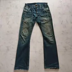 RRL DENIM BUSH PANTS 30 アメリカ製 コンチョボタンのサムネイル