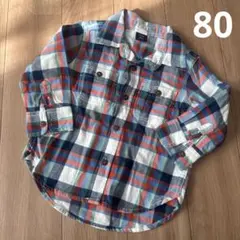 baby GAP チェックシャツ　80