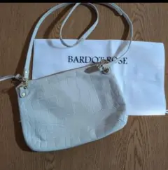 BARDOT ROSE 本革クロコダイル風ショルダーバッグ