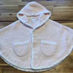 kashwére フード付きポンチョ 12-24ヶ月 ピンク