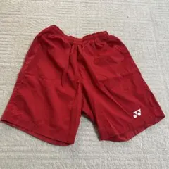 YONEX バドミントン テニス ハーフパンツ Sサイズ レッド 赤