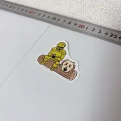 ちいかわ ダイカットステッカー 郎 鎧さん シーサー