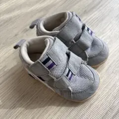 週末限定値下！アシックス　スクスク　水色　12センチ　ファーストシューズ
