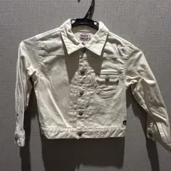 DOUBLE.B デニムジャケット 白　110