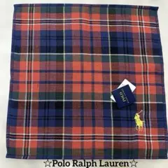 ☆Polo Ralph Lauren☆ハンドタオル　裏ガーゼ　新品　オレンジ系