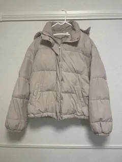 INGNI ベージュ ダウンジャケット フード付き