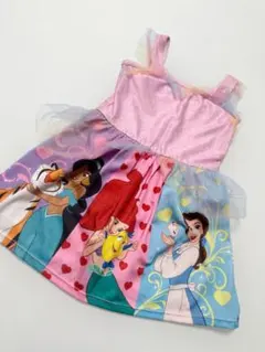 2025購入　ディズニープリンセスチュール水着130