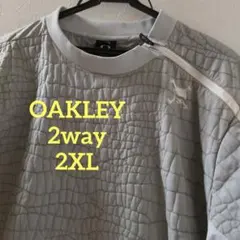 美品　OAKLEY オークリー2way長袖ナイロンジャケット2XL