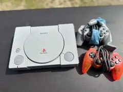 SONY PlayStation 本体 コントローラー2個付き