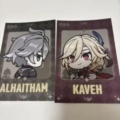 原神 カーヴェ アルハイゼン メタリュクスバッジ4点 特典付き 原神 アルハイゼン カーヴェ メタリュクスバッジセット 特典付き