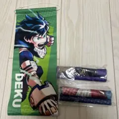 【新品未開封】ヒロアカ展 ヒーロータペストリーコレクション 緑谷 飯田 轟