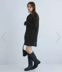 グリーンレーベルリラクシングalunaNagisa Nagaya ミニワンピース