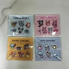 ナルミヤキャラクターズ　ぷっくりシール　セブン　4種　コンプリートセット