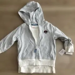 ストライプ フード付きパーカー 6m