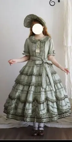 marchenTica 半袖ワンピース、ココシニクカチューシャ、チョーカーセット marchenTica 半袖ワンピース、ココシニクカチューシャ、チョーカー