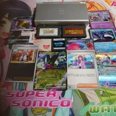 ジャンク。ニンテンドーDSライト本体シルバー　アドバンスソフト　ポケモン