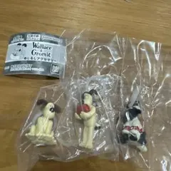 ウォレスとグルミット めじるしアクセサリー ガチャ 3個セット ショーン