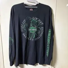 Harley-Davidson USA製 長袖カットソー クローバー フレイム - メルカリ