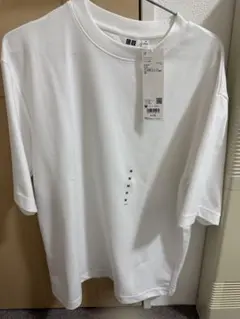 【新品タグ付き】ユニクロU エアリズムコットンオーバーサイズ　Tシャツ　M