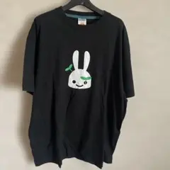 GUMI ウサギプリント 黒Tシャツのサムネイル