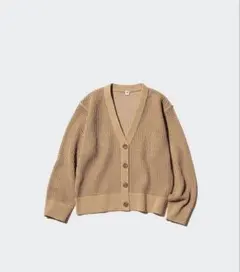 新品未使用　UNIQLO ウォッシャブルメッシュカーディガン　160サイズ