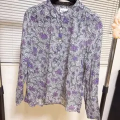 Isabel MARANT ETOILE 総柄 長袖ブラウス パープル