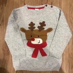 H&M トナカイ柄 ニットセーター