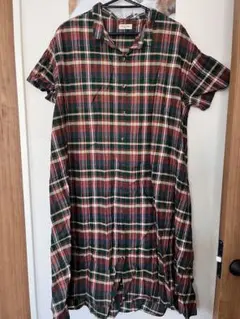 Samansa Mos2 半袖シャツワンピース