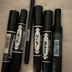 油性マーカー マッキーなど 6本セット