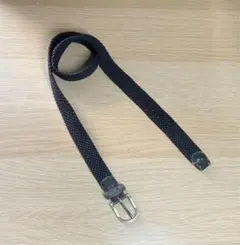 メッシュベルト ネイビー 編み込み（送料込）