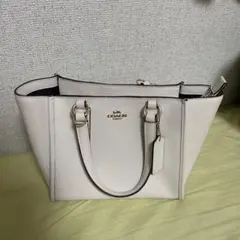 美品COACH☆2wayショルダーバッグ 白 F36642 - メルカリ