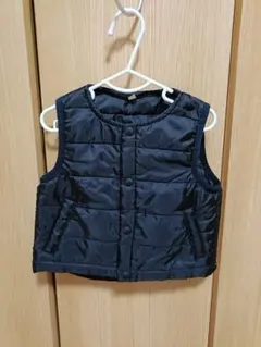 ベビーベスト 　黒　80cm