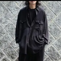 COMOLI レーヨン ウエスタンシャツ size3のサムネイル