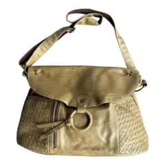 90s vintage 編み込みショルダーバッグ Y2K アーカイブ