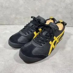 【希少カラー】オニツカタイガー メキシコ66 ブラック イエロー 27.0cm