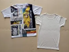 ポケモン ピカチュウ Tシャツ インナーシャツ2枚セット ホワイト 140cmのサムネイル