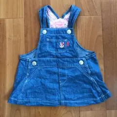 ミキハウス デニム ジャンパースカート