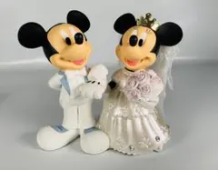 ディズニーホワイトウェディングミッキーミニー新品未使用　オーナメント