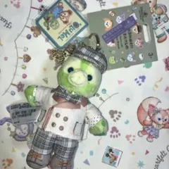 上海ディズニー ダッフィー オルメル ぬいぐるみバッジ - メルカリ