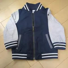 BREEZE ジャケット サイズ100 ネイビー/グレー