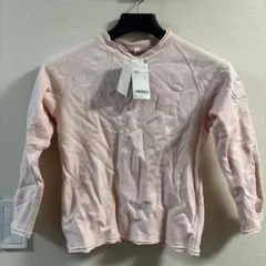 ユニクロ KIDS カットオフスウェットシャツ(長袖) 130サイズ ピンク