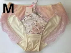 トリンプ　アモスタイル　ショーツ　花柄プリント　クリーム　サイズM（SH688)のサムネイル