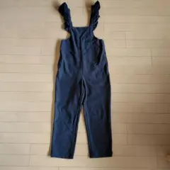 GU 150cm 肩フリルオーバーオール、サロペット