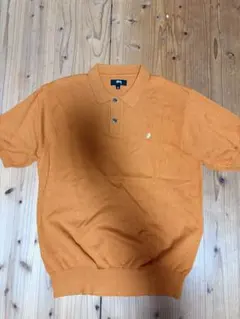 Stussy ニットポロシャツ オレンジのサムネイル