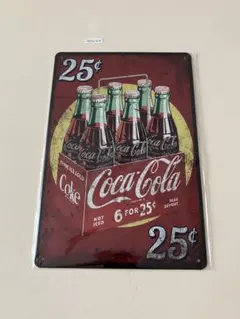 Coca-Cola コカ・コーラ ブリキ看板 昭和レトロ