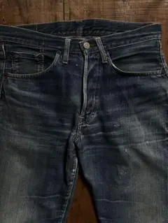 60s levi's 501 BIGE ダブルネーム　鬼ヒゲズレカン　xx移行期